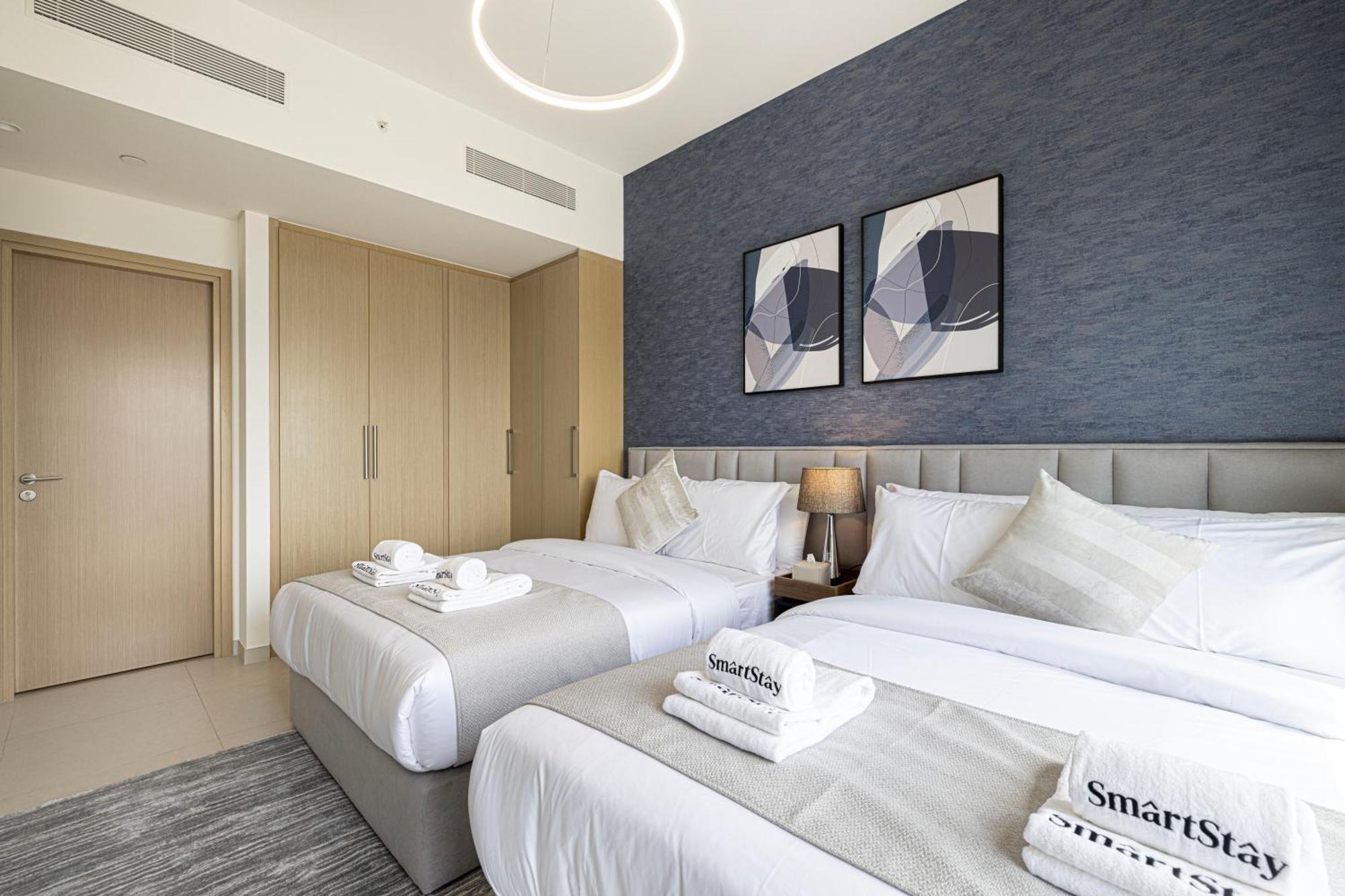Smartstay At Burj Royale - Full Burj Khalifa View - Brand New Luxury Apartments Dubai Eksteriør billede